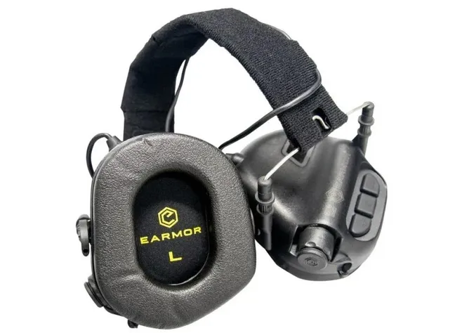 Активні захисні навушники Earmor M31 MOD4 (BK) Black Фото 2
